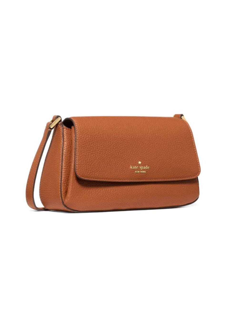 New Kate Spade Sutton Mini Crossbody Bag Pebble Leather Warm Gingerbread